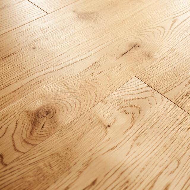 Hardwood flooring close-up