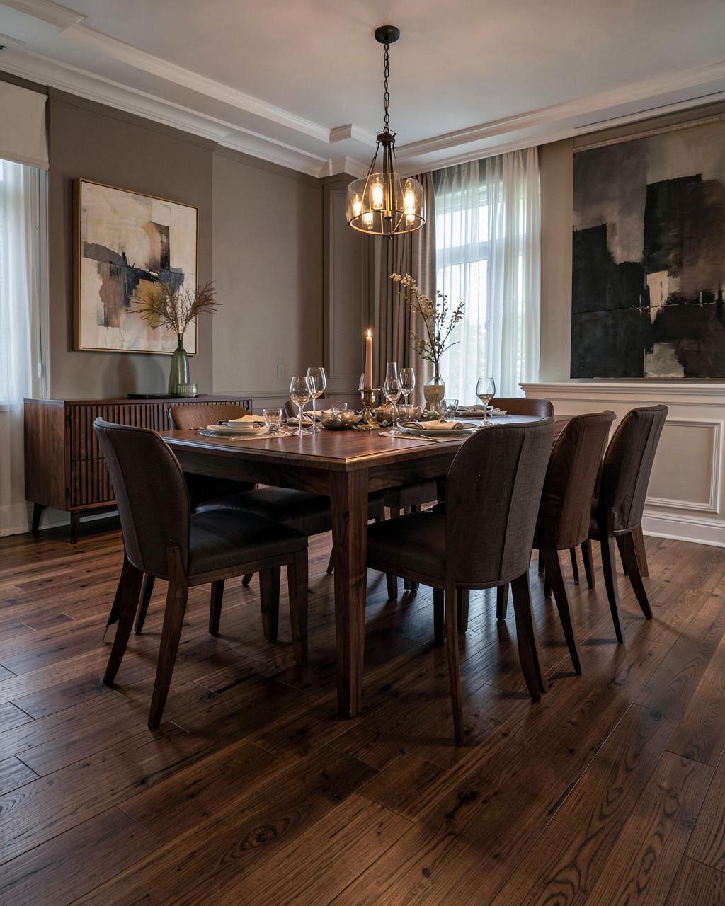 TecWood flooring in a room setting